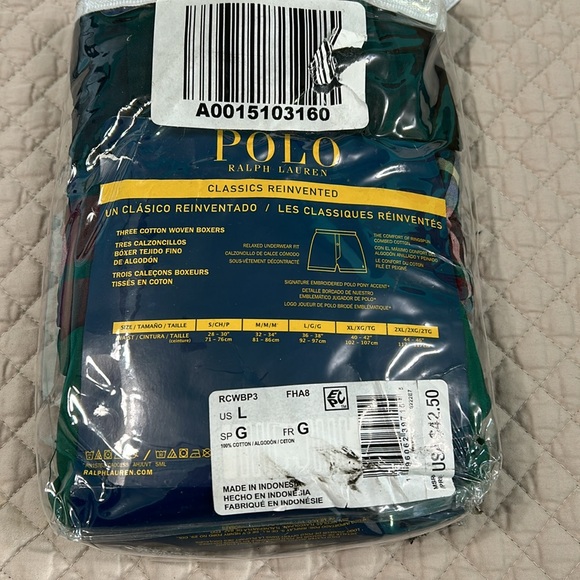 Polo Classic Fit cotton boxers 3 pack - LG - New 🛍️ - Picture 2 of 3